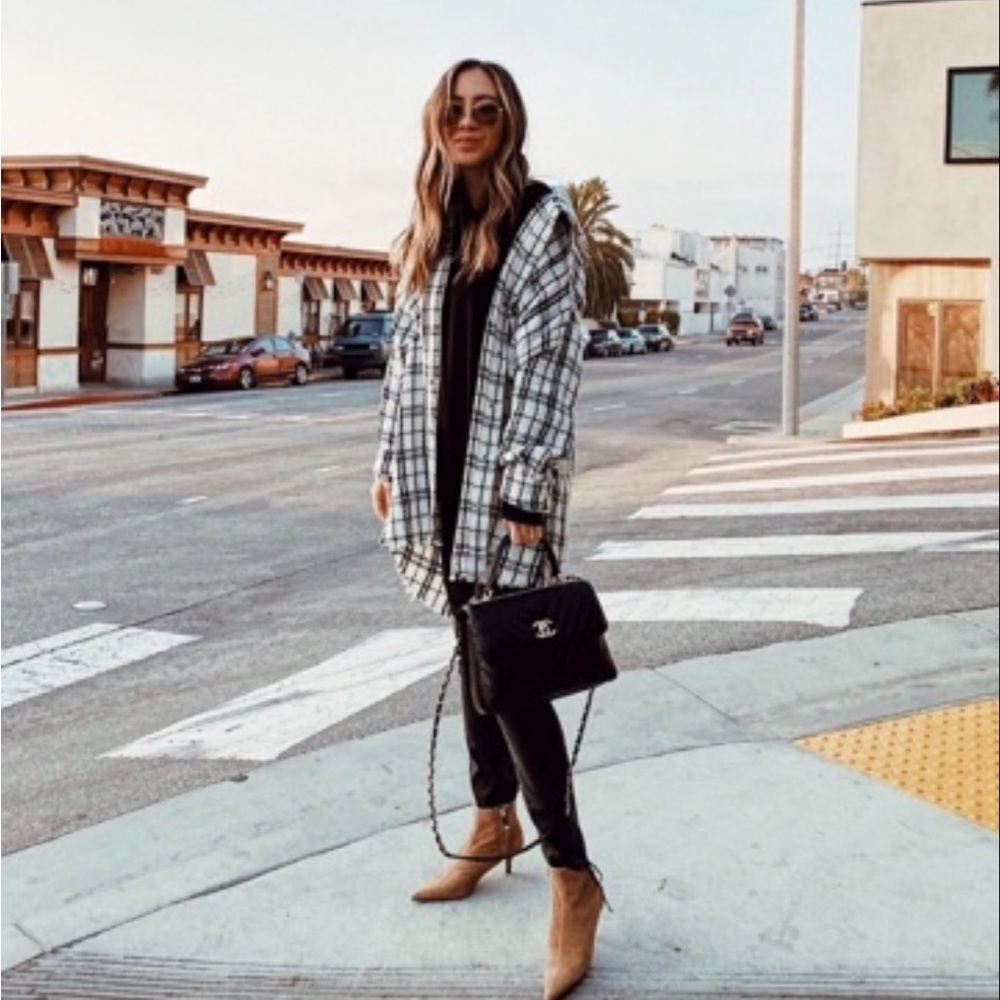 Oversized Tweed Flannel NWT